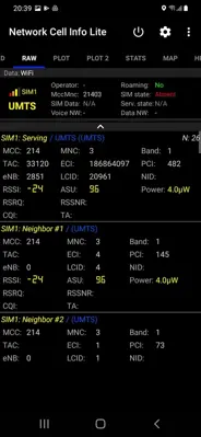 Network Cell Info Lite android App screenshot 1